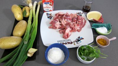 Ingrédients pour la recette : Massamam d'agneau revisité