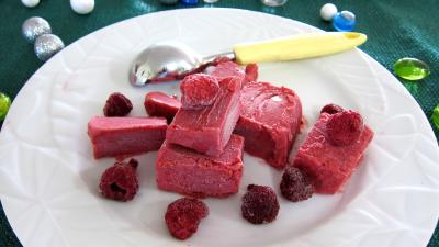 Recette Assiette de glace à la framboise