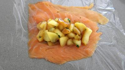 Roulades de saumon fumé et sa salade - 4.1