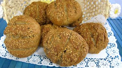 Recette Boules de pains au levain à l'ancienne