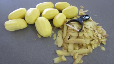 Laitue et pommes de terre en purée et ses coeurs de canard - 1.4
