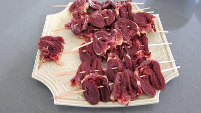 Laitue et pommes de terre en purée et ses coeurs de canard - 3.4