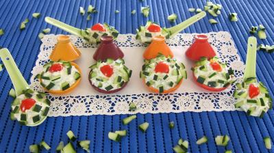 Image : recette Concombre en amuse-bouche