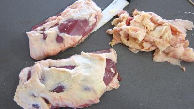 Magrets en brochettes à la plancha en salade - 4.3