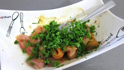 Fingers de poulet et ses galettes de laitue - 4.1