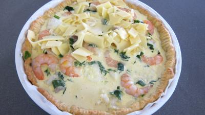 Quiche aux crevettes et à la lotte - 10.3