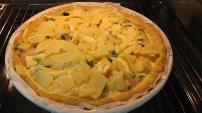 Quiche aux crevettes et à la lotte - 11.1
