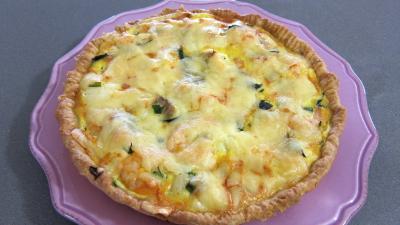 Quiche aux crevettes et à la lotte - 11.3