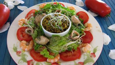 Salade tiède de poisson - 5.4