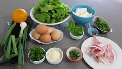 Ingrédients pour la recette : Roulé au fromage et aux épinards