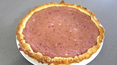 Tarte au fromage nature avec fraises et framboises - 7.1