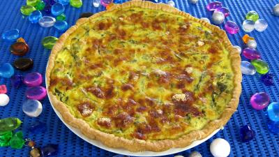 Image : recette Quiche au fromage nature à la laitue