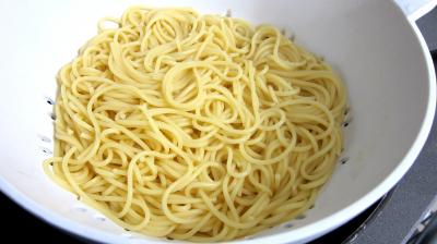 Spaghettis aux petits pois - 8.3