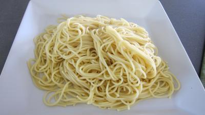 Spaghettis aux petits pois - 8.4