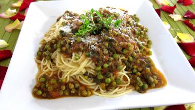 Spaghettis aux petits pois - 9.1