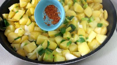 Frittata aux pommes de terre et petits pois - 5.3