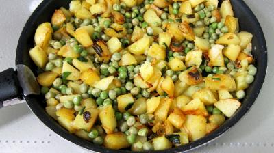 Frittata aux pommes de terre et petits pois - 6.3