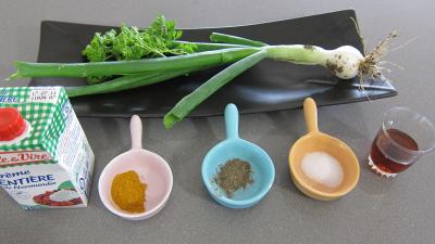 Ingrédients pour la recette : Sauce aux oignons
