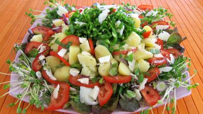 Recette Piments doux en salade
