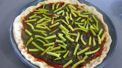 Pizza à l'oseille et aux haricots beurre - 9.3
