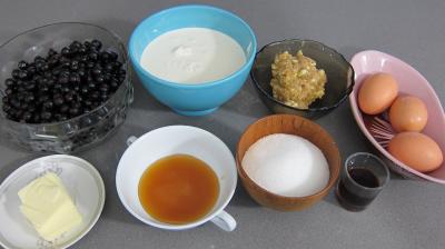 Ingrédients pour la recette : Glace ou crème glacée au cassis