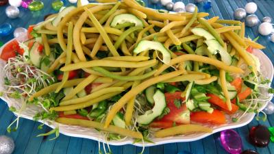 Salade haricots beurre du jardin - 8.2