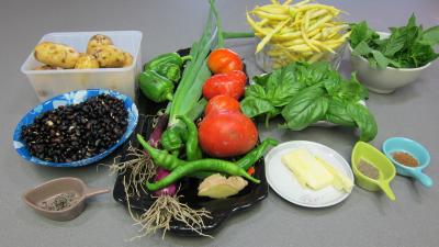 Ingrédients pour la recette : Blanquette de légumes
