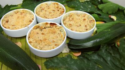 Recette Crumble aux courgettes