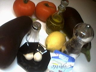 Ingrédients pour la recette : Caviar d'aubergines