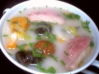 Recette Soupe de châtaignes et escargots