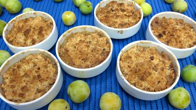 Recette Crumble aux prunes