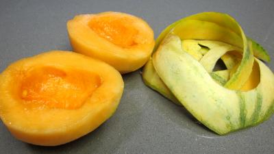 Verrines de melon au fromage blanc - 1.2