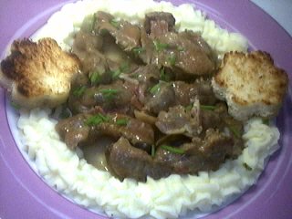 marjolaine : Assiette de gésiers au vin blanc