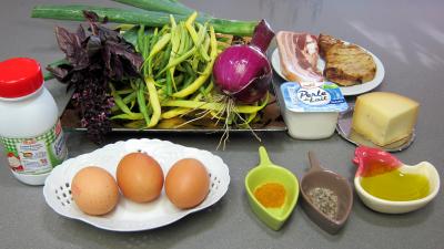 Ingrédients pour la recette : Haricots verts au four gratinés