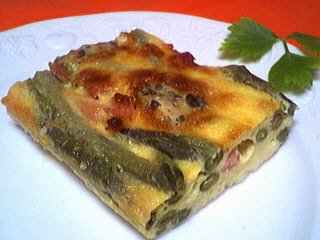Recette Clafoutis aux haricots verts