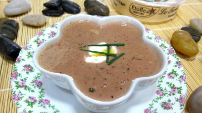 Ail : Ramequin de sauce au sureau et à l'étoile du vercors