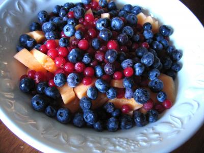 Salade de melon aux myrtilles - 2.3