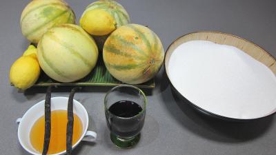 Ingrédients pour la recette : Confiture de melons