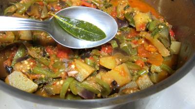 Conserves de ratatouille du jardin - 12.2