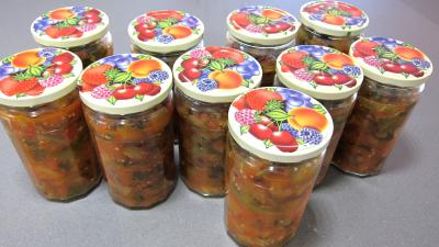 Conserves de ratatouille du jardin - 13.2