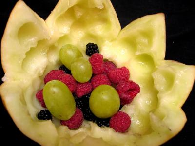 Melons farcis aux fruits - 4.1