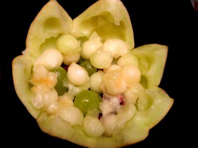 Melons farcis aux fruits - 4.2