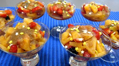 Melon en salade au caramel - 6.2