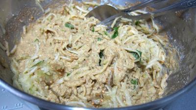 Pakoras ou beignets de courgette et aubergine - 6.4