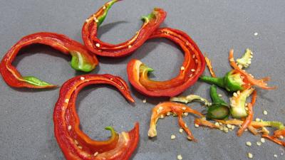 Tarte aux courgettes et piment doux - 1.2