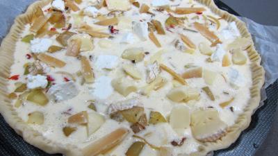 Tarte aux courgettes et piment doux - 7.3