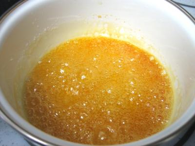 Magret au caramel et aux amandes et sa polenta aux pruneaux - 3.1