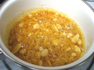 Magret au caramel et aux amandes et sa polenta aux pruneaux - 3.3