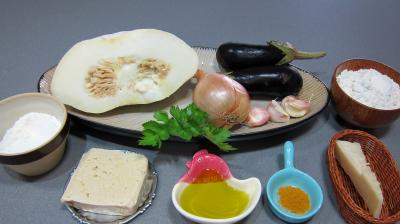 Ingrédients pour la recette : Keftas au tofu et au pâtisson revisités