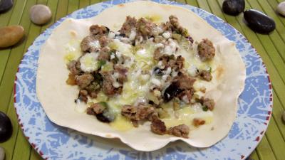 Pour débutants : Assiette de quesadilla au filet de porc